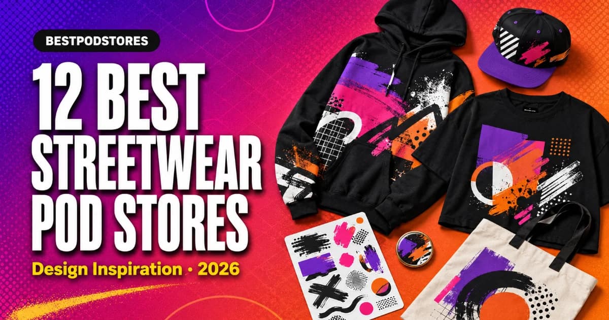 12 Best Streetwear POD Stores for Design Inspiration (2026)